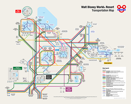 walt disney world monorail map Walt Disney World Resort Maps walt disney world monorail map